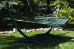 Stelaż aluminiowy PRIME 200kg + Hamak 215x160 MERIDA Tropical z poprzeczkami - obrazek 5