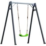 Huśtawka ogrodowa pojedyncza + huśtawka zielona
