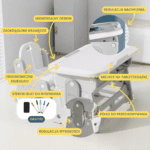 MICCOO Regulowany stolik z funkcją rysowania i krzesełkiem dla dzieci - obrazek 2
