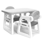 MICCOO Stolik z krzesełkami dla dzieci grey