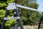 Huśtawka ogrodowa INTEGRA podwójna grafitowo-szara BEZ ŁĄCZEŃ - obrazek 3