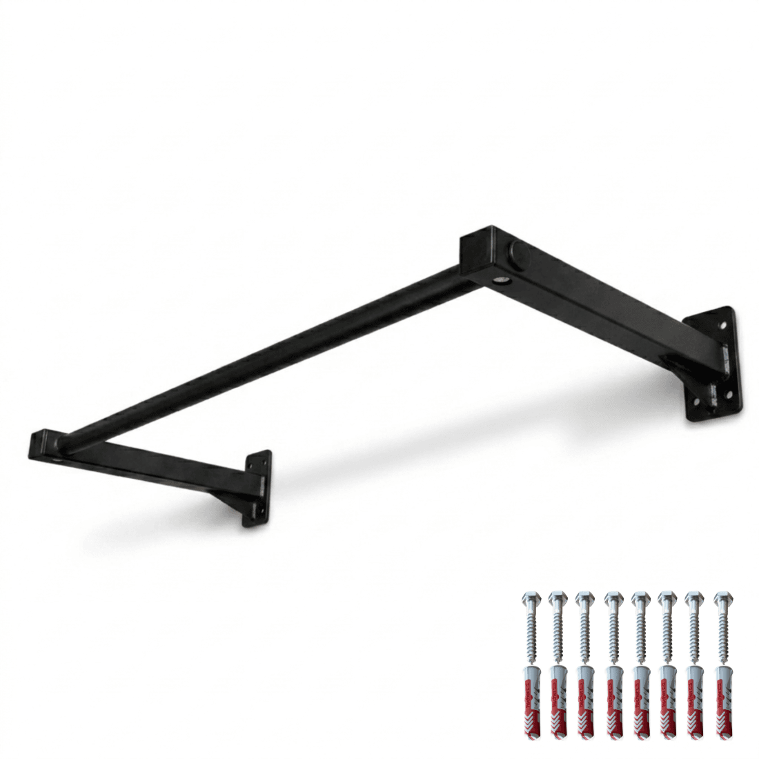 Czarny Głowne+kołki Drążek do podciągania ULTRA PullUp Bar czarny + KOŁKI - obrazek 1